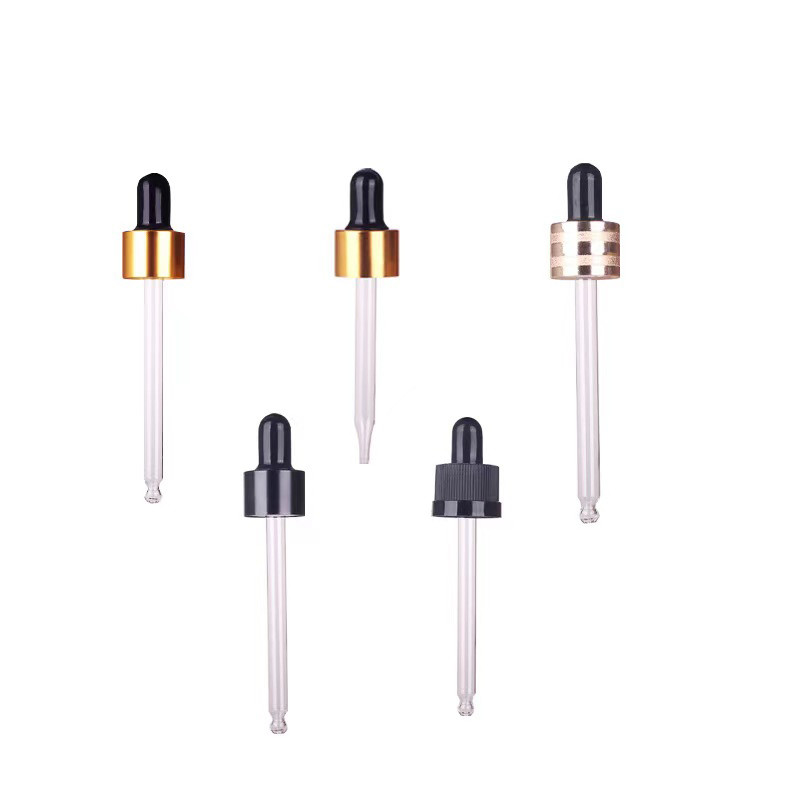 18mm 24mm PP de plástico de goteador con costillas para botellas de aceite esencial y versátil