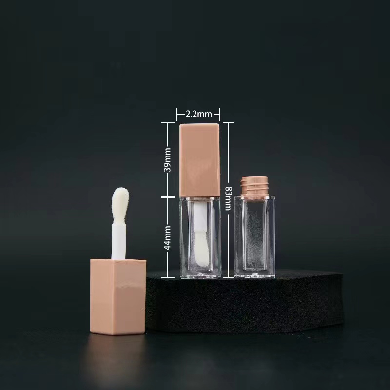 Tubos PET transparentes para lápiz labial y mascara 10 ml Tubos brillantes para impresión en pantalla