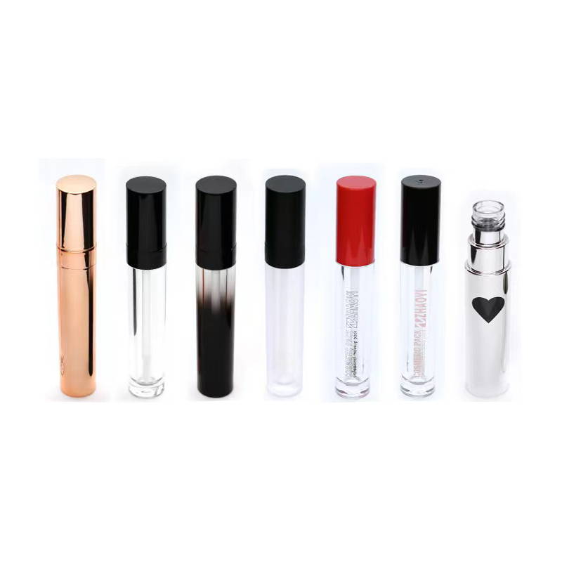 Tubo vacío de máscara transparente y mate para brillo labial 5ML-20ML