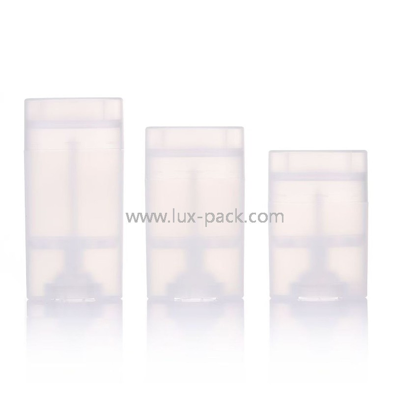 Contenedor de varilla de desodorante de tipo de tornillo de PP de 35 g 50 g 75 g utilizado para el paquete de cuidado personal