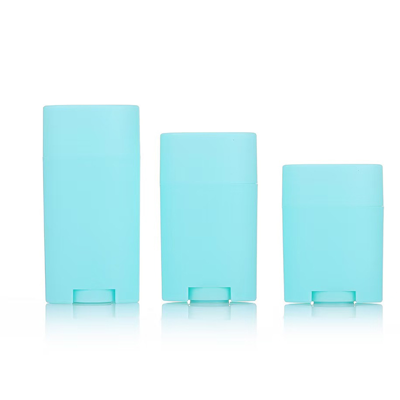 Barra de bálsamo desodorante en barra de fragancia con cuerpo de plástico PP de 35 g, 50 g y 75 g, de forma redonda y varios colores