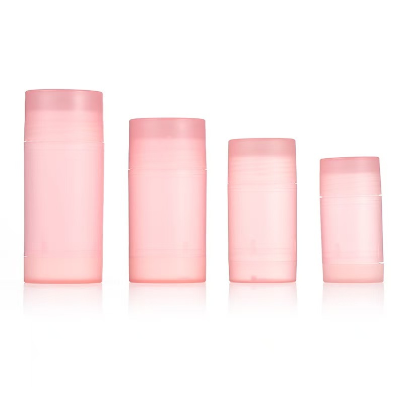 Forma redonda 35g 50g 75g PP Contenedor de perfumes para el cuerpo con doble cáscara
