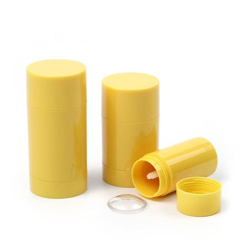 Nueva apariencia 15g 30g 50g 75g 100g AS Cuerpo de cilindro de plástico Perfume desodorante vacío Bálsamo