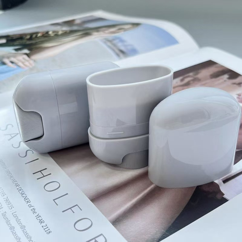 Envase Reutilizable de Rotación para Cosméticos de Plástico