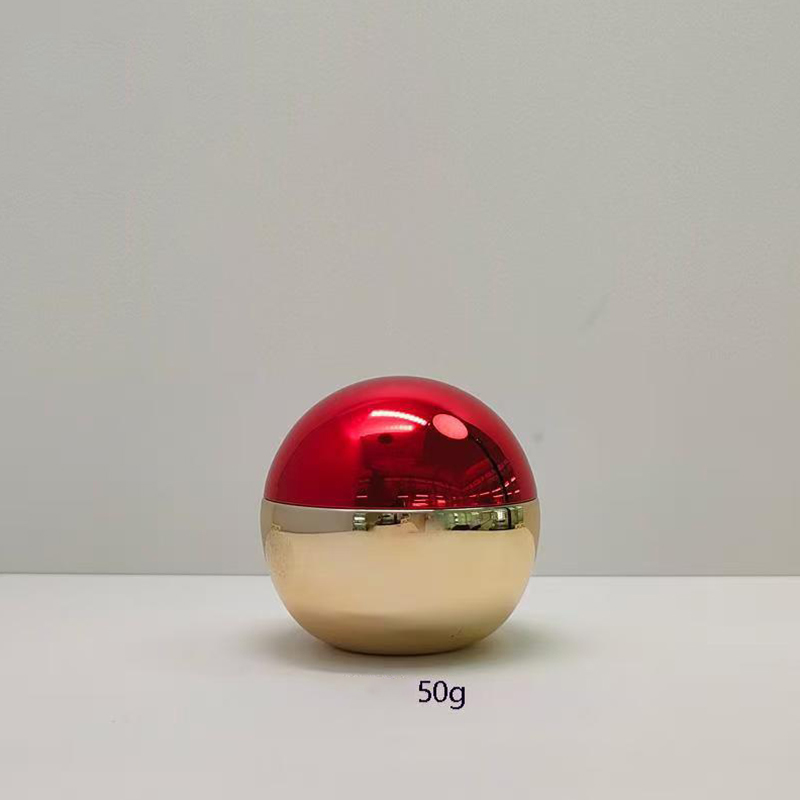 5g 25g 50g 80g Tarro de crema vacío de plástico PP PS de forma redonda con protección UV