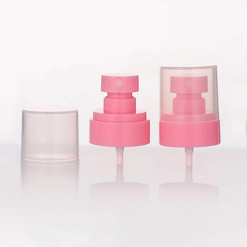 Pulverizador de plástico de media cobertura de 24 mm, niebla blanca con tapa transparente, tapa grande para aplicación de líquidos