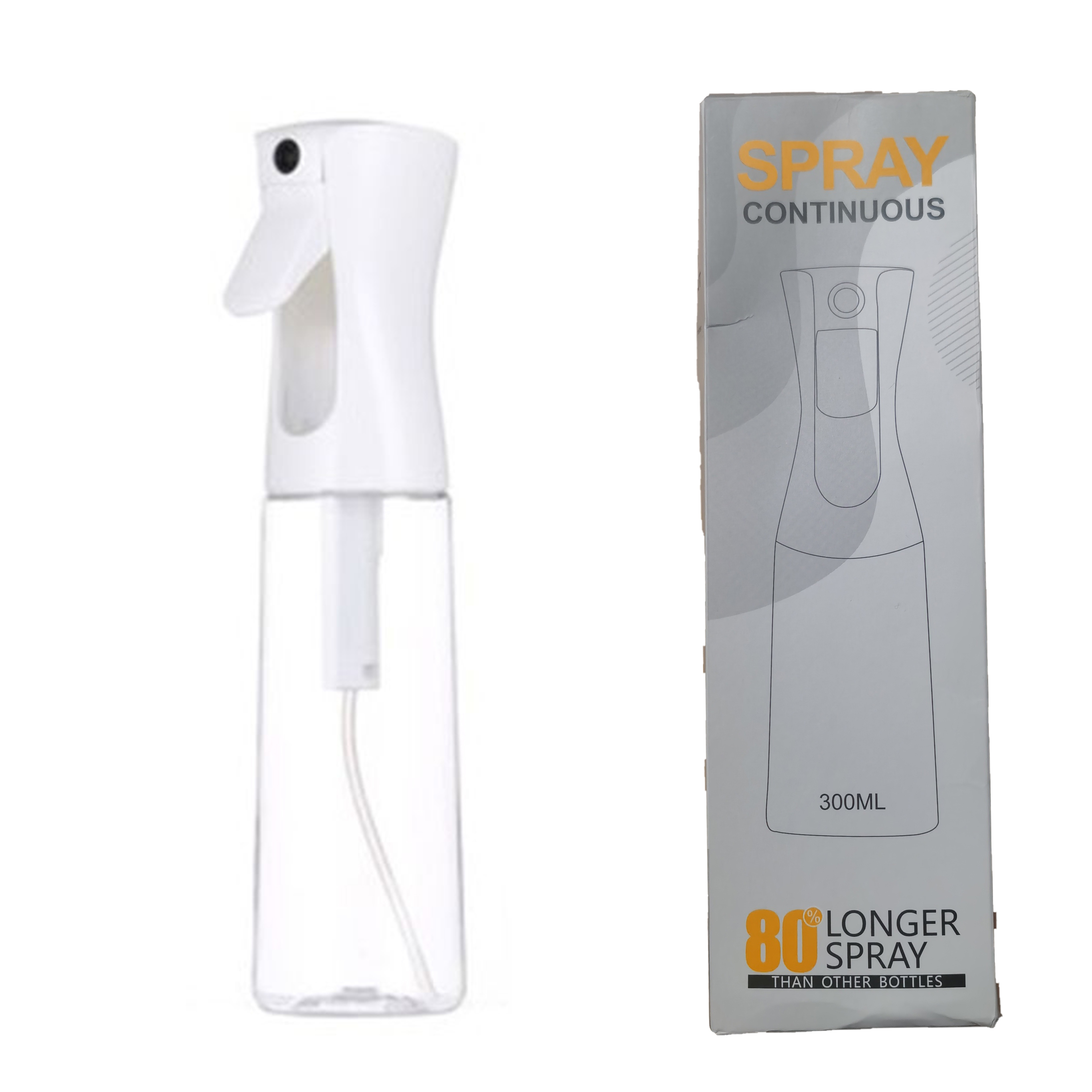 200 ml 300 ml 500 ml rociador continuo de niebla fina de cualquier color botella de rociador PET rociador continuo para peinado