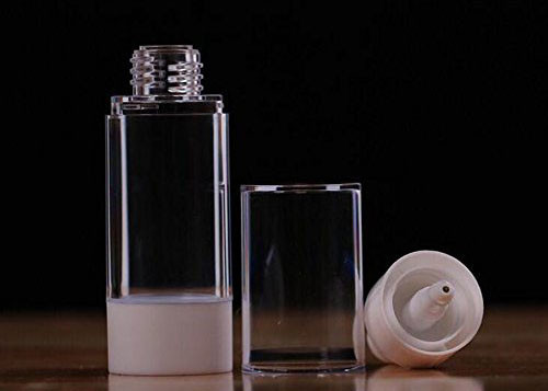 Contenedor cosmético vacío de bomba de plástico congelado Logotipo personalizable