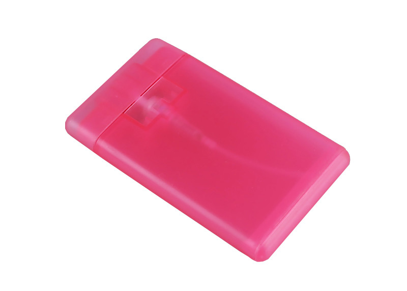 Resistente químico robusto de crédito de la tarjeta de la botella rosada transparente del espray