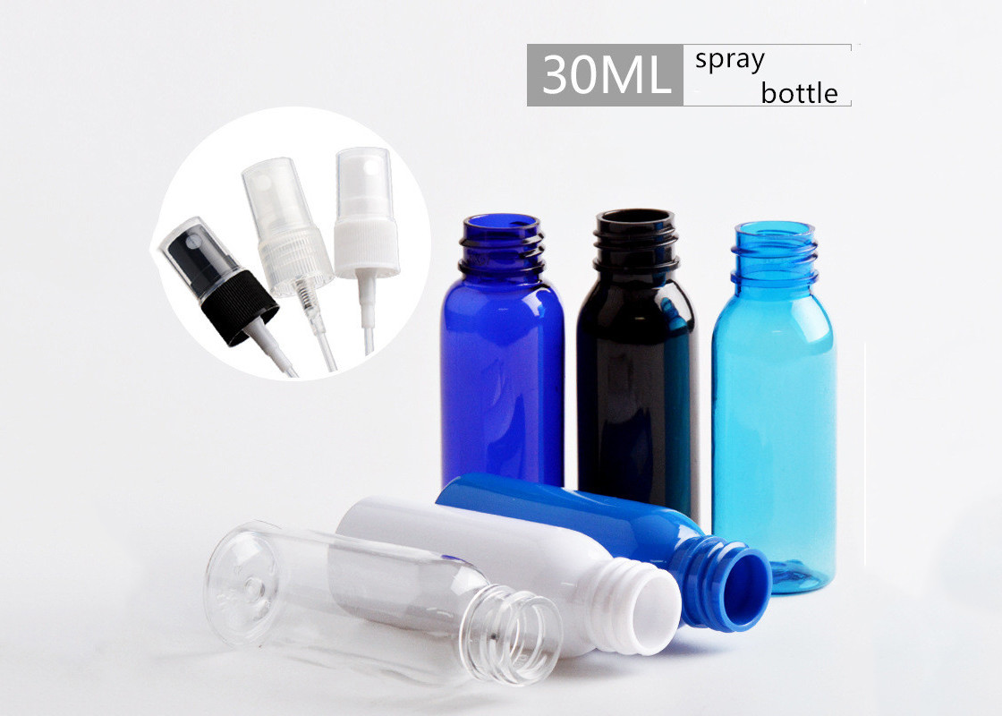 El espray cosmético plástico del cuidado personal embotella el rociador de la niebla de 3 colores para el perfume
