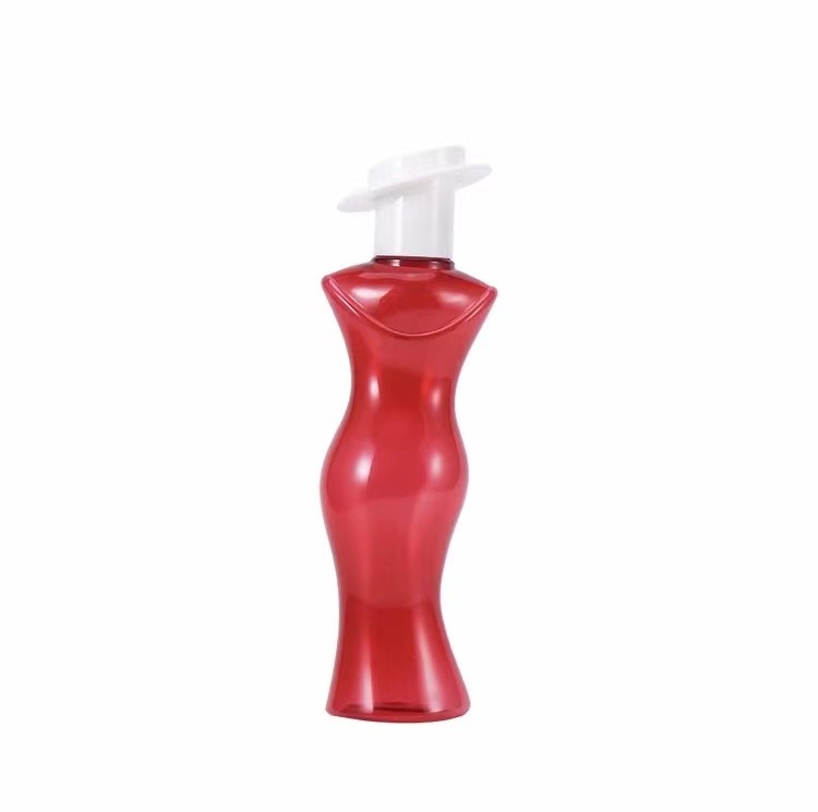 Botella plástica del champú del TAPÓN DE TUERCA para el empaquetado cosmético de las mujeres