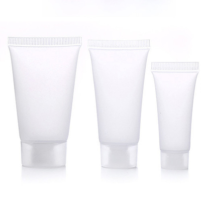 50 ml de plástico vacío tubo de crema PE crema para manos loción para el cuerpo suave envasado cosmético tubo de compresión