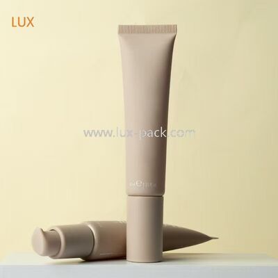 40 ml de matte PE Cosmético bomba de compresión tubo vacío de base BB crema tubo blando embalaje