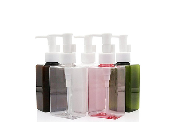 Los diversos colores vacian las botellas de la bomba de la espuma para el acondicionador de los detergentes del champú